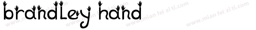 brandley hand字体转换